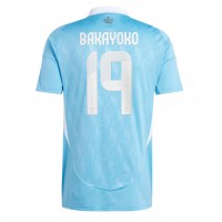 Camiseta Bélgica Johan Bakayoko #19 Visitante Equipación Eurocopa 2024 manga corta